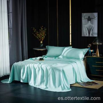 Diseñadores baratos al por mayor ropa de cama de bambú puro juego de sábanas